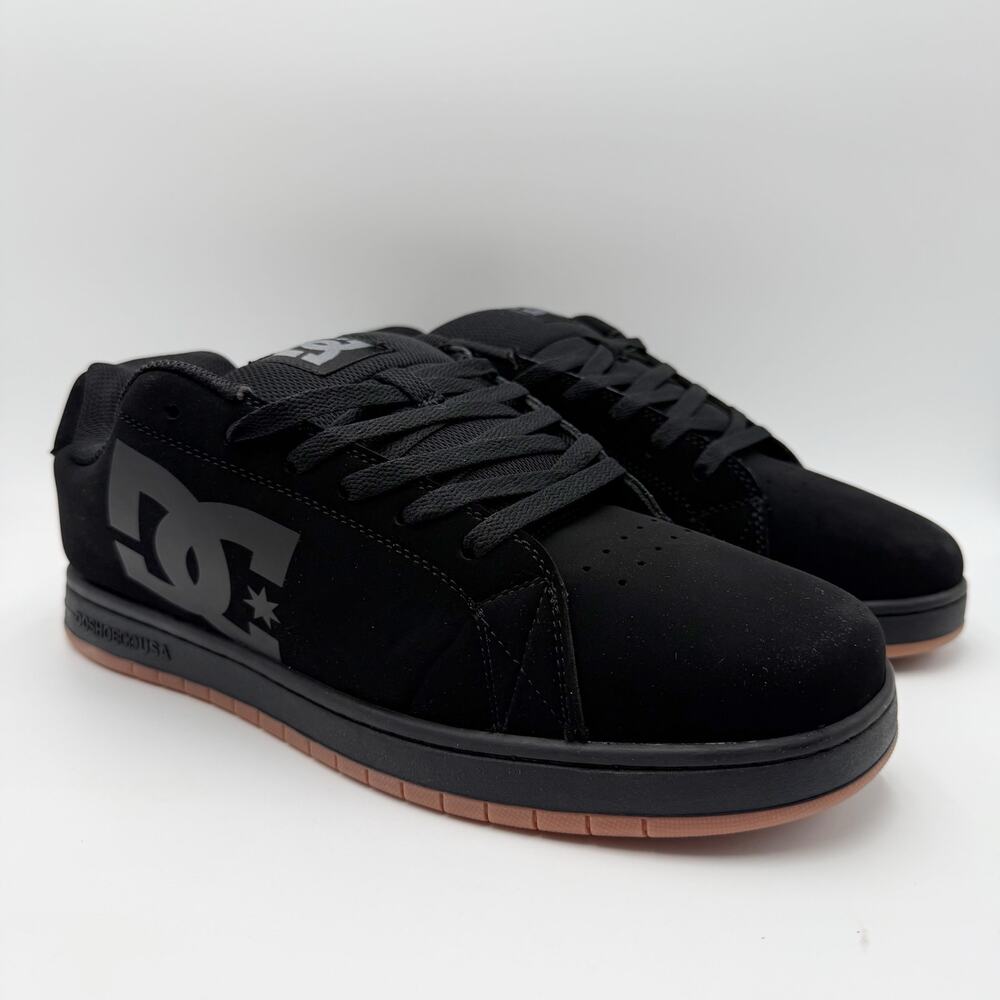 DC Mens Gaveler Low Top Skate Shoes Size 12.5 Black Casual Sneaker NWOB - Picture 5 of 12